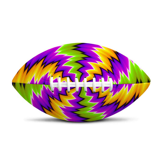 Dizzy Vortex Moving Optical Illusion Rugby Ball