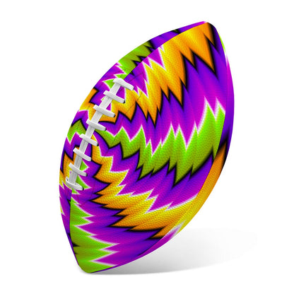 Dizzy Vortex Moving Optical Illusion Rugby Ball
