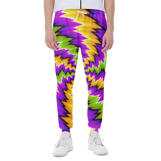Dizzy Vortex Moving Optical Illusion Scuba Joggers