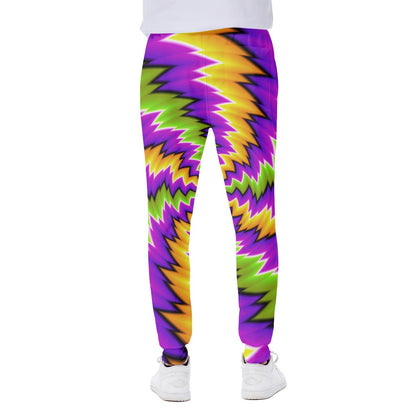 Dizzy Vortex Moving Optical Illusion Scuba Joggers