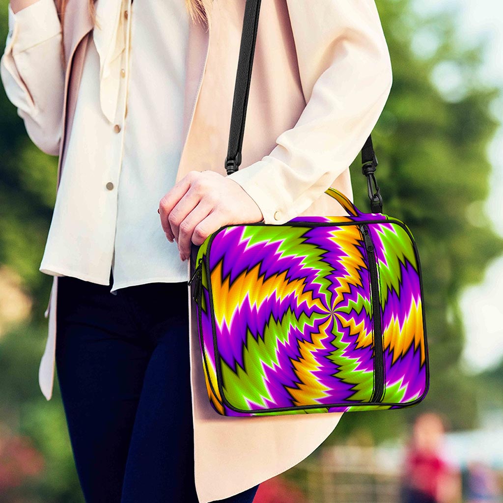 Dizzy Vortex Moving Optical Illusion Shoulder Strap Bible Bag