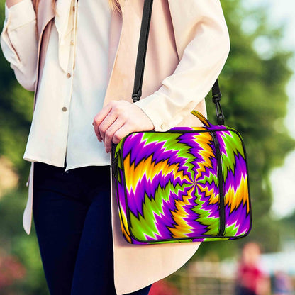 Dizzy Vortex Moving Optical Illusion Shoulder Strap Bible Bag