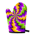 Dizzy Vortex Moving Optical Illusion Single Oven Mitt