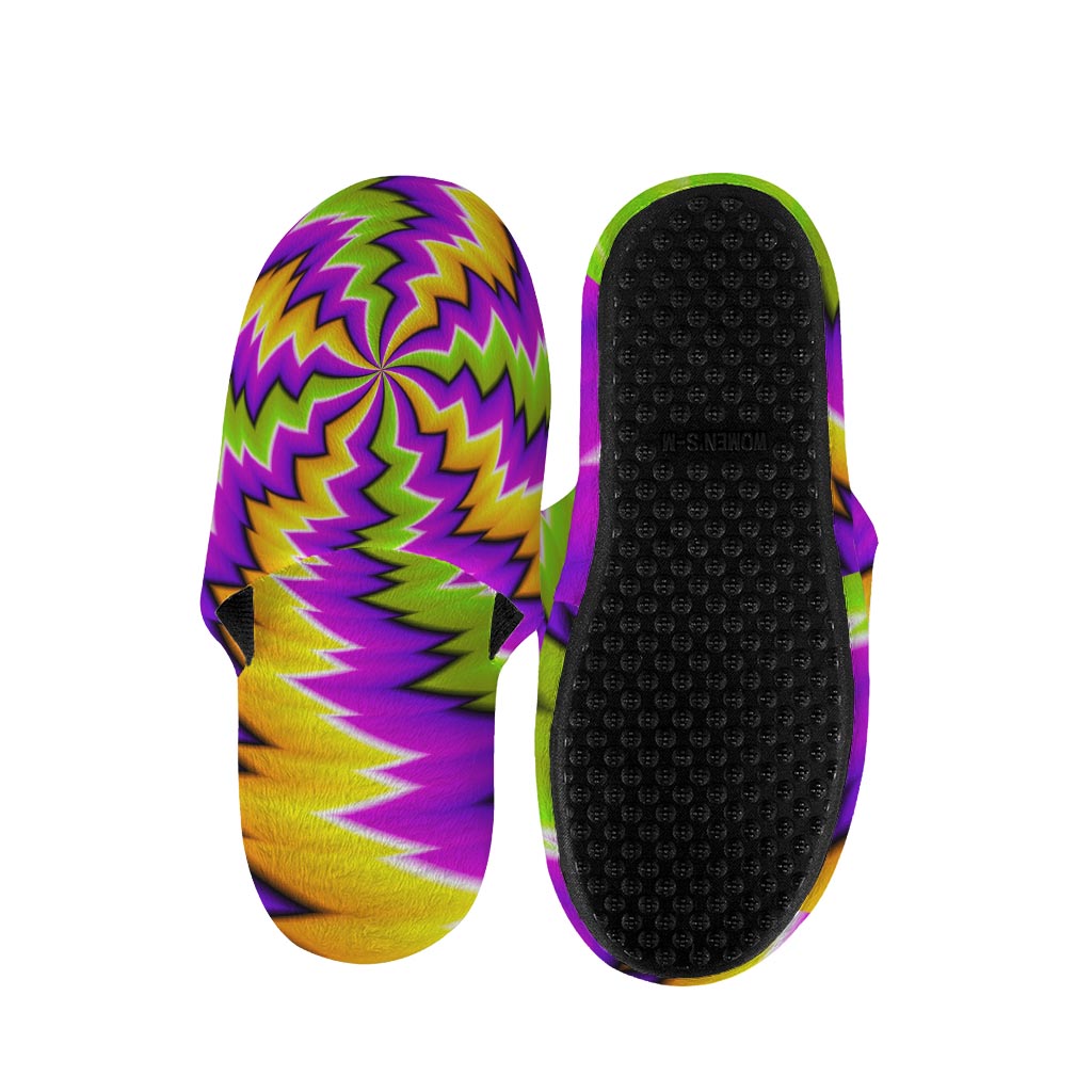 Dizzy Vortex Moving Optical Illusion Slippers