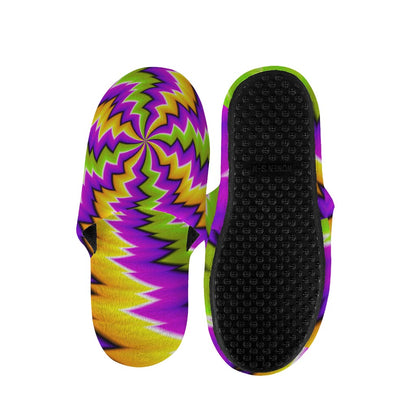Dizzy Vortex Moving Optical Illusion Slippers