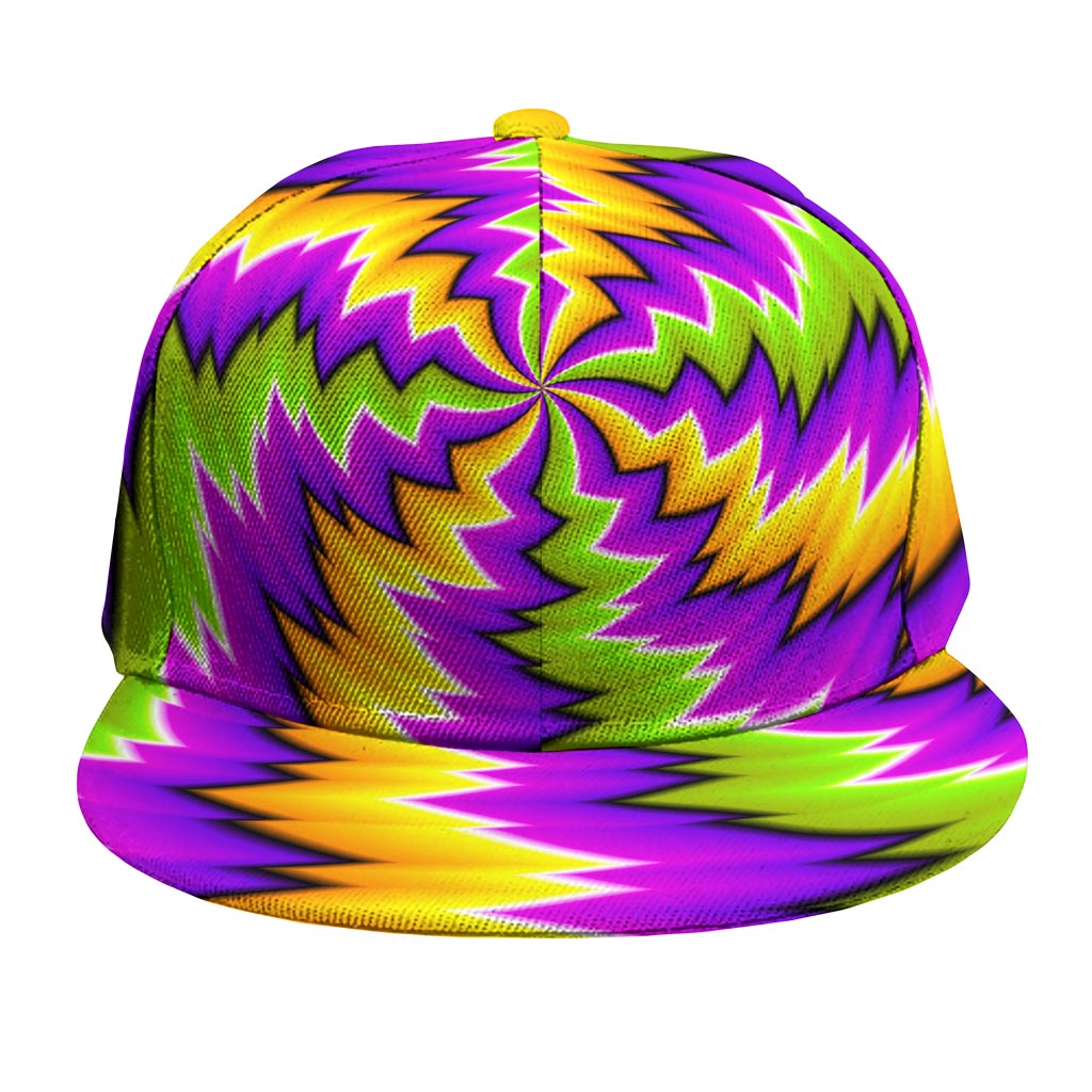 Dizzy Vortex Moving Optical Illusion Snapback Cap