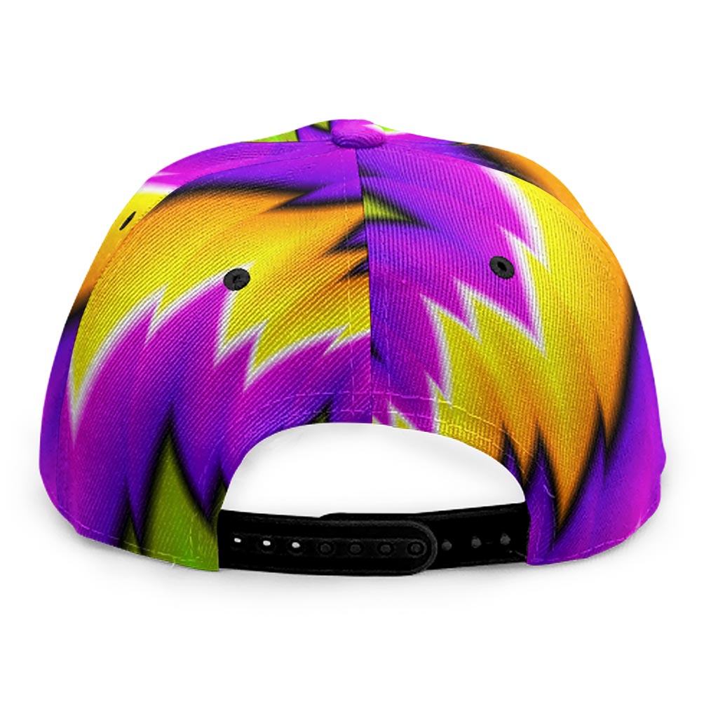 Dizzy Vortex Moving Optical Illusion Snapback Cap