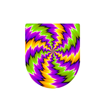 Dizzy Vortex Moving Optical Illusion Toilet Lid Cover