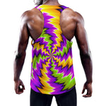 Dizzy Vortex Moving Optical Illusion Training Tank Top