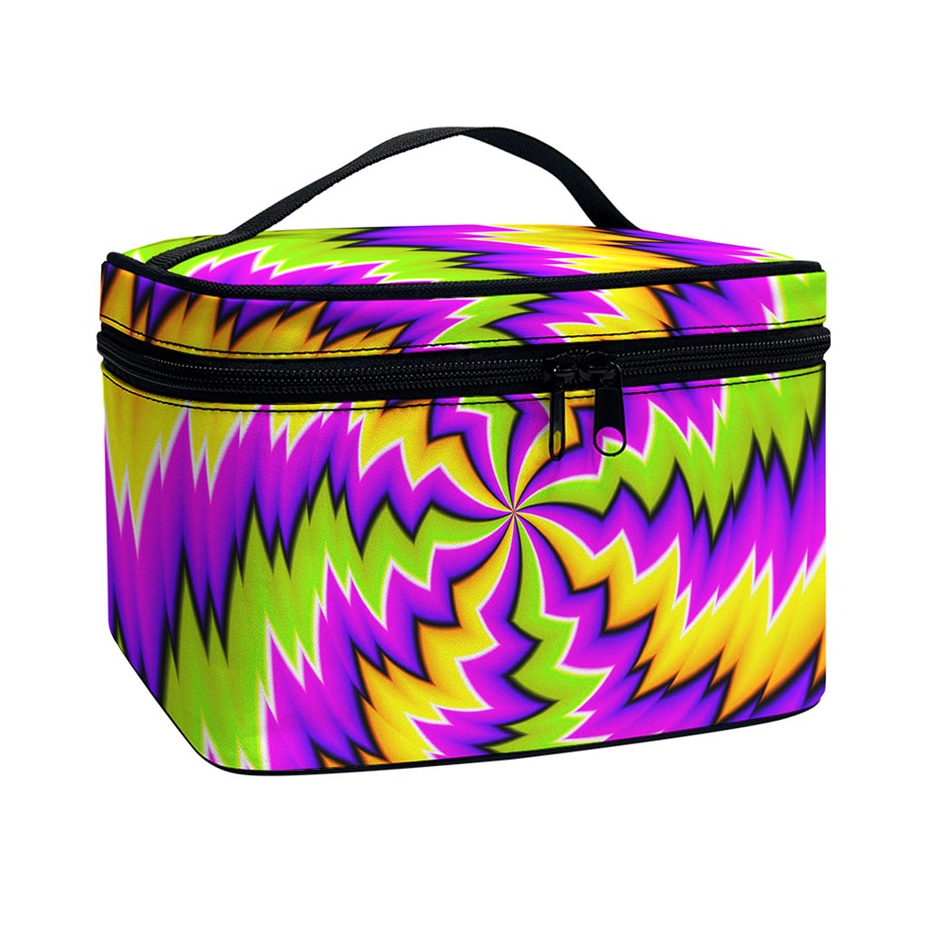 Dizzy Vortex Moving Optical Illusion Travel Makeup Bag