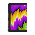 Dizzy Vortex Moving Optical Illusion Trifold Wallet