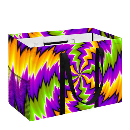 Dizzy Vortex Moving Optical Illusion Utility Tote Bag