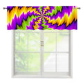 Dizzy Vortex Moving Optical Illusion Window Valance