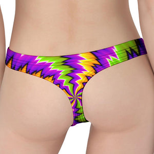 Dizzy Vortex Moving Optical Illusion Women's Thong