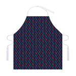 DNA Helix Pattern Print Adjustable Apron