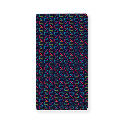 DNA Helix Pattern Print Baby Crib Sheet