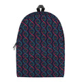 DNA Helix Pattern Print School Backpack