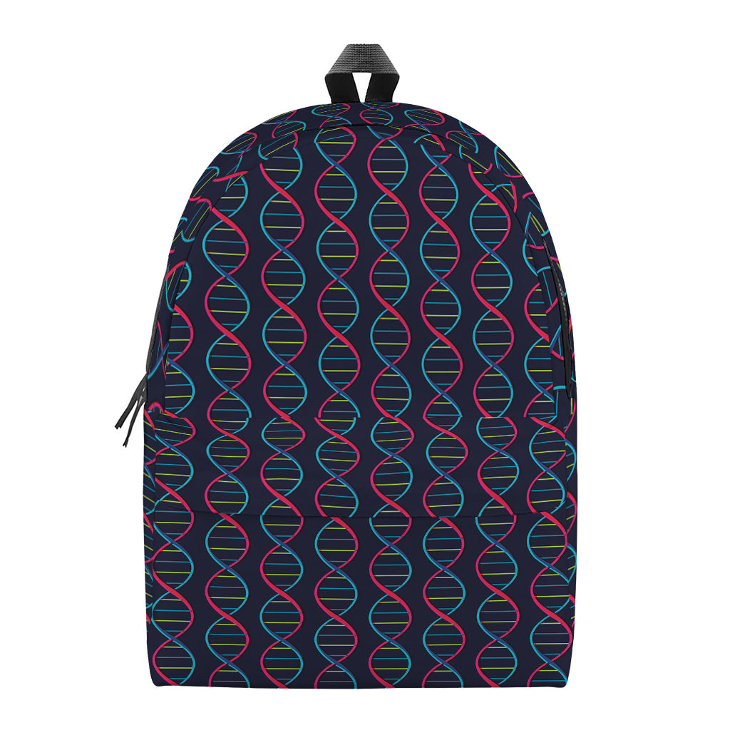 DNA Helix Pattern Print Backpack