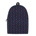DNA Helix Pattern Print Backpack