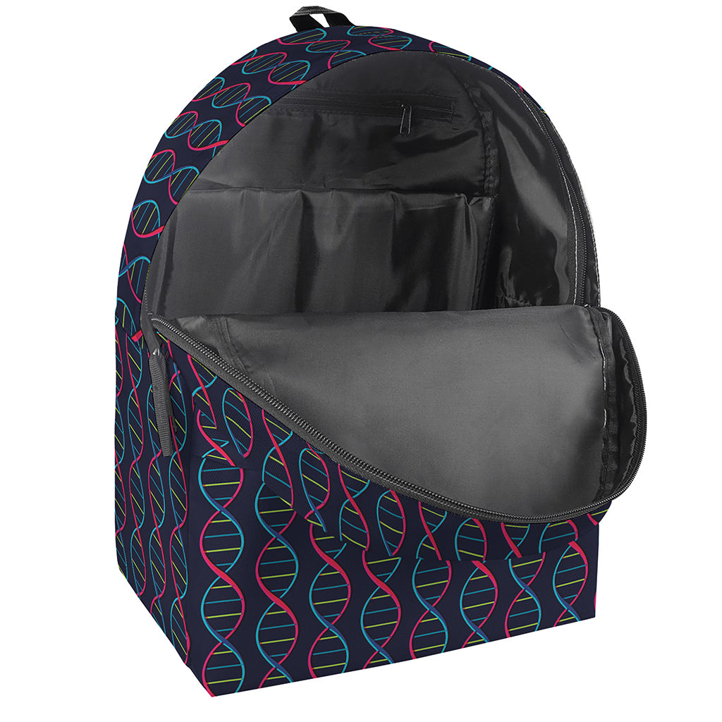 DNA Helix Pattern Print Backpack
