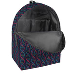 DNA Helix Pattern Print Backpack