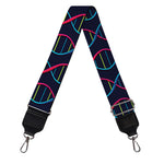 DNA Helix Pattern Print Bag Strap