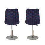 DNA Helix Pattern Print Bar Stool Covers