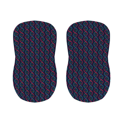 DNA Helix Pattern Print Bar Stool Covers