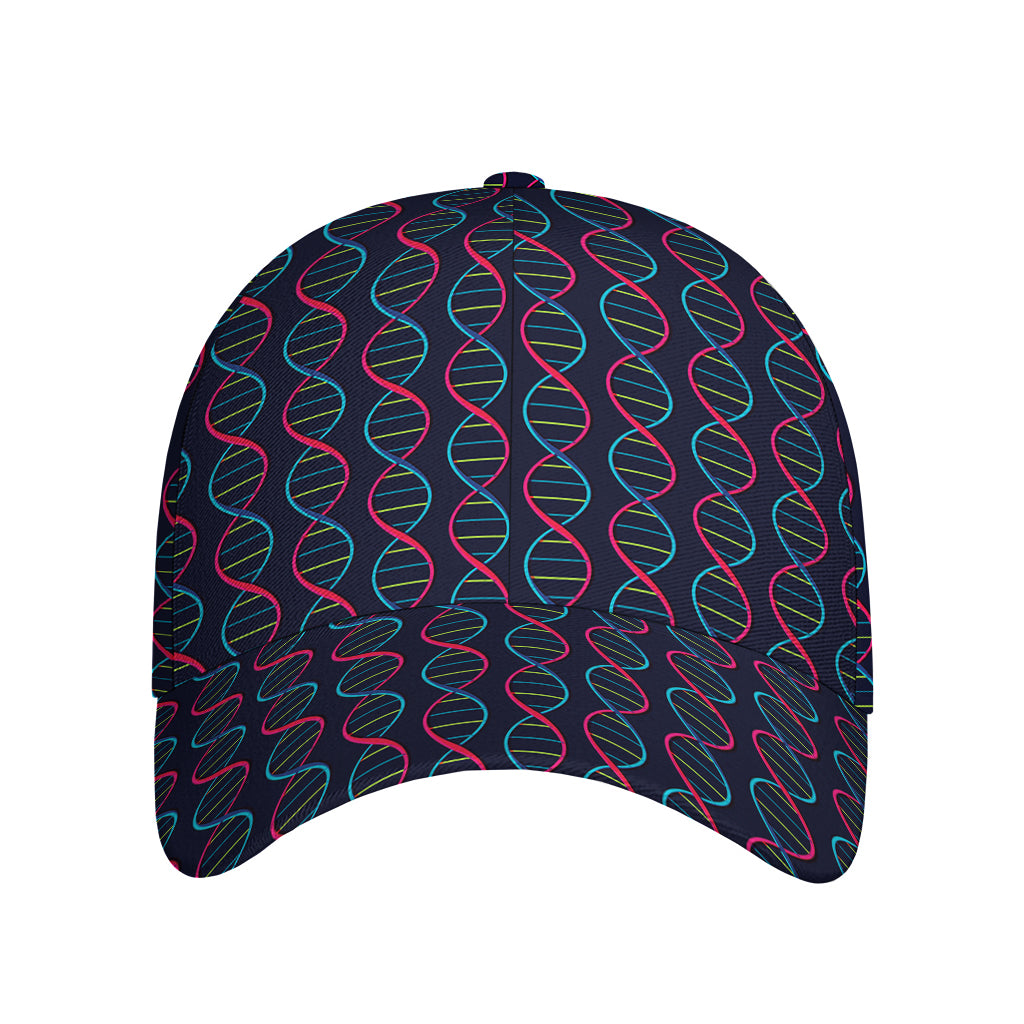 DNA Helix Pattern Print Baseball Cap