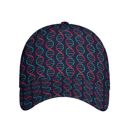 DNA Helix Pattern Print Baseball Cap