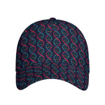 DNA Helix Pattern Print Baseball Cap