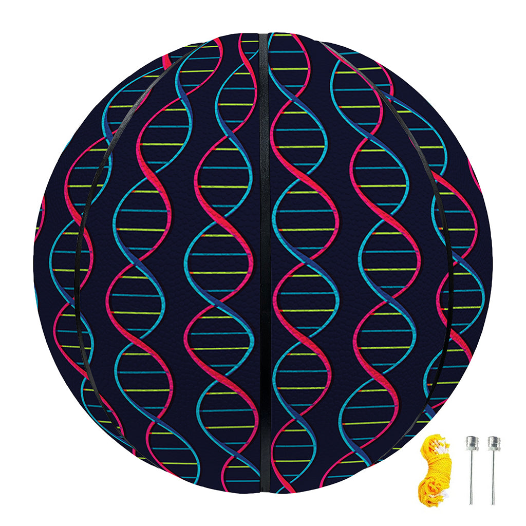 DNA Helix Pattern Print Basketball