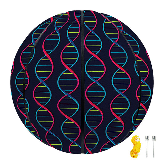 DNA Helix Pattern Print Basketball