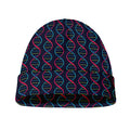 DNA Helix Pattern Print Beanie