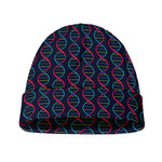 DNA Helix Pattern Print Beanie