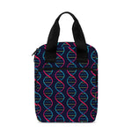 DNA Helix Pattern Print Bible Tote Bag