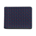 DNA Helix Pattern Print Bifold Wallet