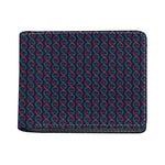DNA Helix Pattern Print Bifold Wallet