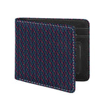 DNA Helix Pattern Print Bifold Wallet
