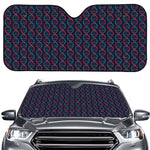 DNA Helix Pattern Print Car Windshield Sun Shade