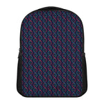 DNA Helix Pattern Print Casual Backpack