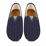 DNA Helix Pattern Print Casual Shoes