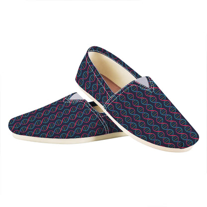 DNA Helix Pattern Print Casual Shoes