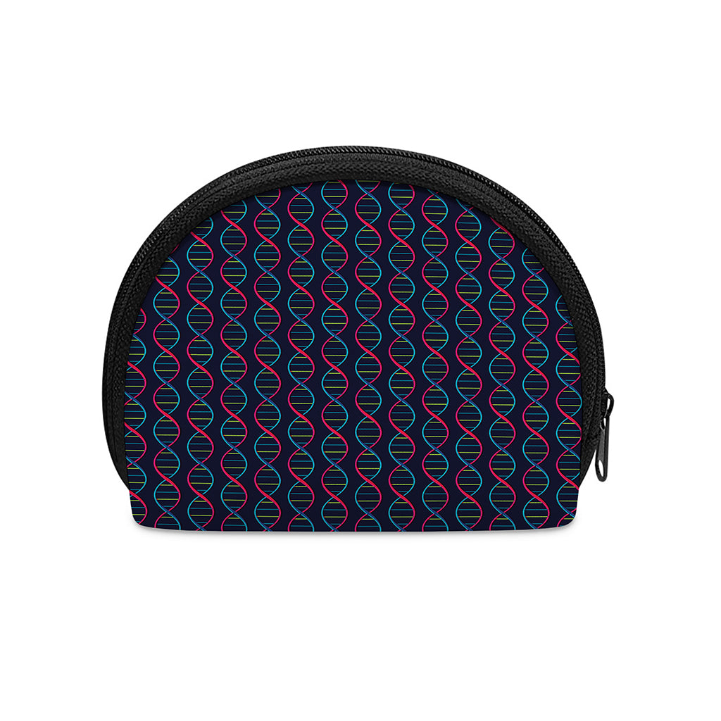 DNA Helix Pattern Print Coin Purse