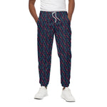DNA Helix Pattern Print Cotton Pants