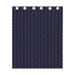 DNA Helix Pattern Print Curtain