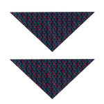 DNA Helix Pattern Print Dog Bandana