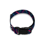 DNA Helix Pattern Print Dog Collar