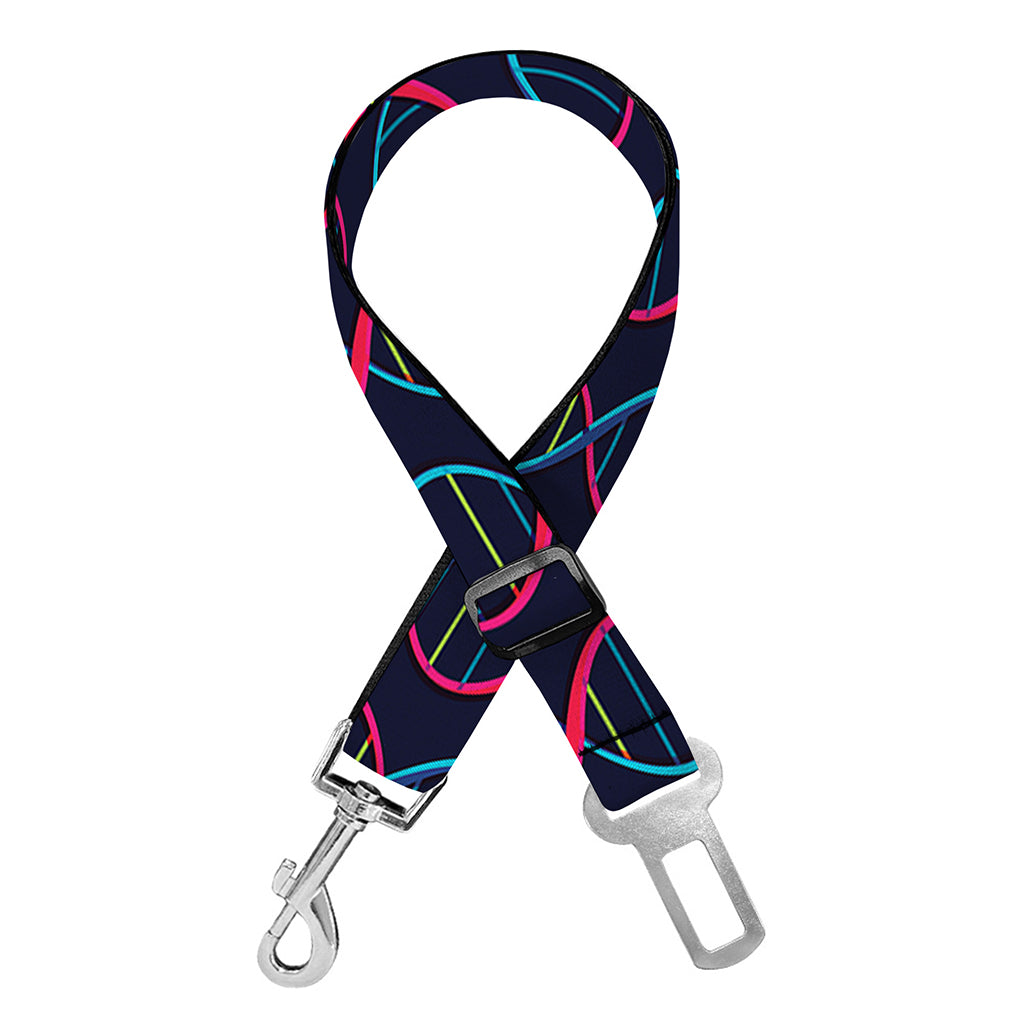 DNA Helix Pattern Print Dog Seat Belt