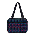 DNA Helix Pattern Print Double Strap Bible Bag